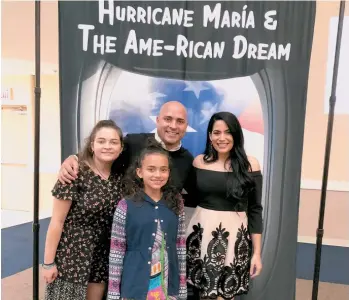  ?? ROXANA DE LA RIVA / LA PRENSA ?? La familia Díaz narra su historia de lucha en el documental ‘Hurricane María & The AmeRican Dream’.