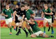  ?? GETTY IMAGES ?? It appears the All Blacks’ rivalry with the Springboks is safe for now.