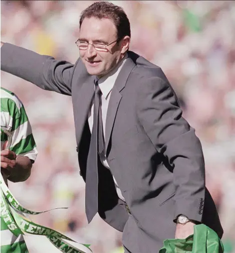  ?? ?? Didier Agathe initially played under Martin O’Neill at Celtic before following the Northern Irishman south to join Aston Villa