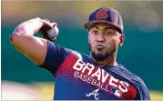  ?? CURTIS COMPTON / CCOMPTON@AJC.COM ?? Braves pitcher Julio Teheran has pitched well at Philadelph­ia’s Citizens Bank Park, where he sports a 3.11 ERA.