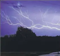  ??  ?? More dramatic scenes from Dave Russell as the storm raged over Herne Bay