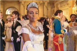  ??  ?? Adjoa Andoh as Lady Danbury in “Bridgerton.”