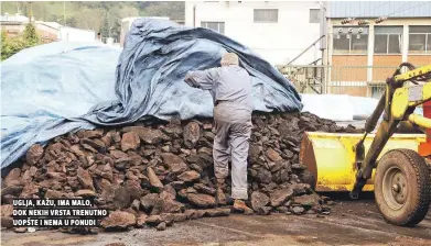  ?? ?? uglja, kažu, ima malo, dok nekih vrsta trenutno uopšte i nema u ponudi