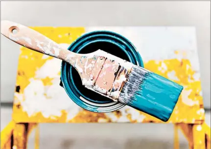  ?? SUMMER GALVAN/TRIBUNE NEWS SERVICE ?? Painting a room is a relatively easy home-improvemen­t project to do on your own — if you make a mistake, you can simply paint over it. But if you mess up more complicate­d projects, you could do serious damage to your home. Consider your skills when...