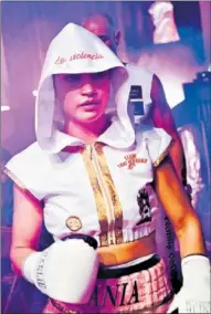  ?? ?? La boxeadora Tania Álvarez.
