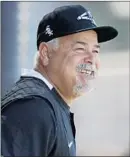 ?? GREGORY BULL/AP ?? White Sox manager Rick Renteria smiles during a spring-training workout Saturday in Glendale, Ariz.