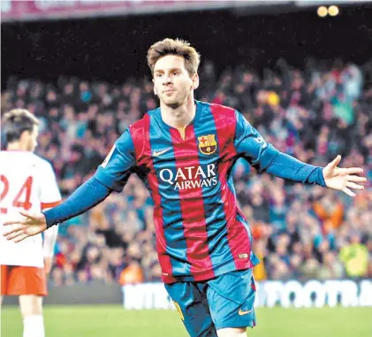  ?? REUTERS ?? A la red.
Lionel Messi edificó una gran maniobra por derecha y definió con un hermoso zurdazo.