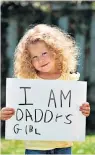  ??  ?? Father’s favourite: but researcher­s claim the opposite is true and that men are more drawn to their sons