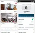  ??  ?? Intégrée à l’interface de l’appli Arlo, la nouvelle venue dispose de ses réglages et de ses options.