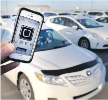  ?? DARREN MAKOWICHUK ?? A consulting group suggests smartphone-dispatched ride-sharing services such as Uber has resulted in increased flexibilit­y.