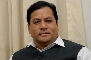  ?? — SONDEEP SHANKAR ?? Assam chief minister Sarbananda Sonowal