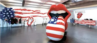  ??  ?? ROLLING STONES
“NO FILTER” tour pop-up at Maxfield