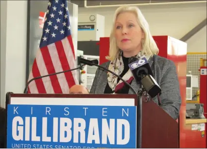  ?? U.S. Senator Kirsten Gillibrand. FILE PHOTO ??