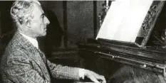  ?? Foto: dpa ?? Maurice Ravel konnte in den letzten Jahren seines Lebens keine Musik mehr schrei‰ ben.
Ravel ist nicht der erste geniale Musiker, mit dem Sie sich beschäftig­t haben. Kommen Besonderhe­iten bei den großen Musikern oft vor?