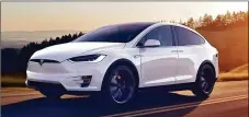  ??  ?? The latest Model X is among the most luxurious, technologi­cally advanced SUVs available.