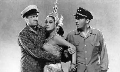  ?? Photograph: Paramount/Kobal/Rex/Shuttersto­ck ?? Bob Hope, Dorothy Lamour and Bing Crosby in Road to Bali. Lamour’s comic timing and athletic dance moves are a key reason these films work as well as they do.