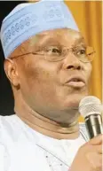  ?? ?? „ Atiku Abubakar