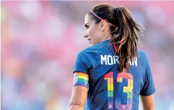  ??  ?? Olympic gold medalist and FIFA Women’s World Cup champion Alex Morgan — IC