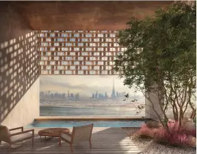  ?? Photos Aman Group ?? Expected to open in Jumeirah 2 in 2027, Aman Dubai will be a beachfront all-suite resort with ‘very high quality products which cost money’