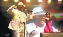 ?? CHRIS SWEDA/CHICAGO TRIBUNE ?? Ronald Isley leads the Isley Brothers at Pitchfork Music Festival in Chicago in 2019. Isley will turn 80 on May 21.