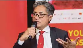  ??  ?? AmBank Group chief executive officer Datuk Sulaiman Mohd Tahir expects a loan growth of about 4.9 per cent this year.