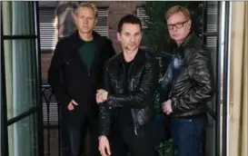  ?? ASSOCIATED PRESS FILE PHOTO ?? Depeche Mode: Martin Gore, left, Dave Gahan and Andrew Fletcher in 2009.