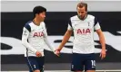  ?? Photograph: Neil Hall/EPA ?? Son Heung-min and Harry Kane have been in impressive form for Spurs so far this season.