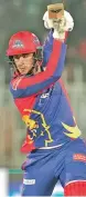  ??  ?? Alex Hales plays for Karachi Kings in the Pakistan Super League.