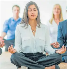  ?? PHOTO: ISTOCK ?? Mindful meditation helps reduce pain interferen­ce and psychologi­cal distress