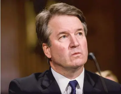  ?? GABRIELLA DEMCZUK/THE NEW YORK TIMES VIA AP, POOL ?? President Trump reversed course on Friday and ordered the FBI to investigat­e the allegation­s of sexual misconduct against Supreme Court nominee Brett Kavanaugh.