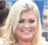  ??  ?? CONFLICT Gemma Collins