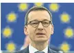  ?? FOTO: AP ?? Polens Ministerpr­äsident Mateusz Morawiecki.