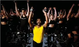  ?? Photograph: Maria Bentley ?? SoulCycle: instructor­s share ‘mantras’ to inspire their classes.