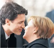  ?? REUTERS ?? Trudeau i Merkel u Berlinu