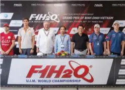  ?? ?? ↑
Officials and drivers attended a press conference for the inaugural Grand Prix of Binh Dinh-vietnam in Quy Nhon on Thursday.
Courtesy: F1H2O website