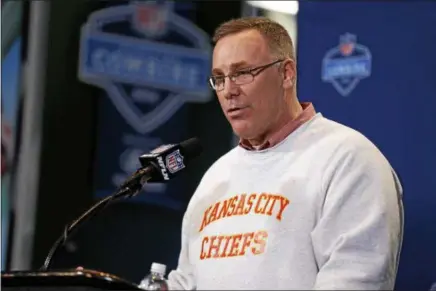  ?? THE ASSOCIATED PRESS FILE ?? The Browns moved quickly to hire John Dorsey as their new general manager. Dorsey is a former general manager of the Chiefs. He will be introduced by the team on Dec. 8.