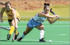  ?? SUBMITTED PHOTO - UNC ATHLETIC COMMUNICAT­IONS ?? North Carolina field hockey player Gab Major (Spring-Ford).