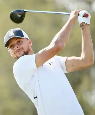  ?? AFP ?? STEPHEN Curry backs the creation of Howard University’s golf program.