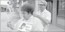 ?? Wally Fong ?? The Associated Press file Comedian Marty Allen gets his hair styled by barber Sol Goldstein in Hollywood, Calif., in this 1968 photo. Allen died Monday in Las Vegas.