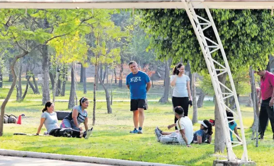  ?? /FOTOS: ERIK GUZMÁN ?? En estos lugares se sigue viendo a corredores, ciclistas y gente que hace ejercicio