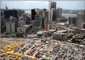  ?? PICTURE: AFRICAN NEWS AGENCY (ANA) ARCHIVE ?? An aerial view shows the central business district in Nigeria’s commercial capital of Lagos.