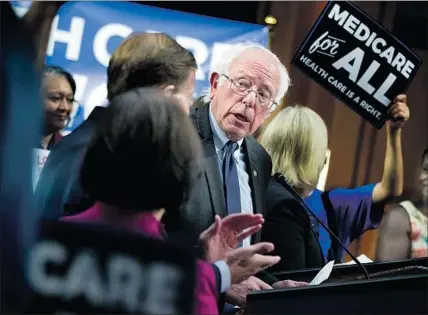  ?? Andrew Harnik Associated Press ?? THE DEBATE over “Medicare for all” has ignored the future of Medicaid, a foundation of the public health system.