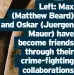  ?? ?? Left: Max (Matthew Beard) and Oskar (Juergen Mauer) have become friends through their crime-fighting collaborat­ions