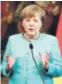  ??  ?? Angela Merkel Kancelarka gubi potporu javnosti