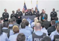  ?? | SUN- TIMES FILE PHOTO ?? Police Supt. Eddie Johnson announced in September that the department will hire 970 new officers over the next two years.