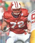  ?? JOURNAL SENTINEL FILES ?? Joe Thomas, who played for Wisconsin from 2003-’06, retired from the NFL Wednesday.