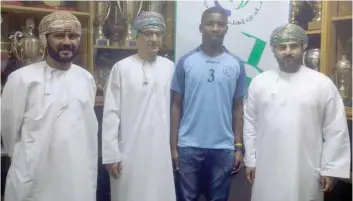  ??  ?? Rashad with Ahli Sidab Club board members.