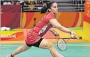  ?? AP PHOTO ?? Saina is currently ranked eighth in the world.