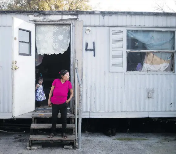  ?? ZACK WITTMAN/THE WASHINGTON POST ?? Heleodora José José does seasonal work in the local fields in Dover, Fla., but she is afraid to travel to find other work for fear of being detained.