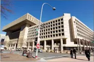  ?? MANUEL BALCE CENETA ?? AP PHOTO BY This 2012 file photo shows FBI headquarte­rs in Washington.
